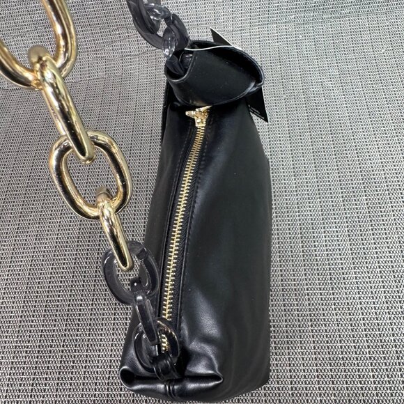 No Boundaries Knotted Shoulder Bag Black Soot One Size Eco-Friendly Design - Picture 6 of 7